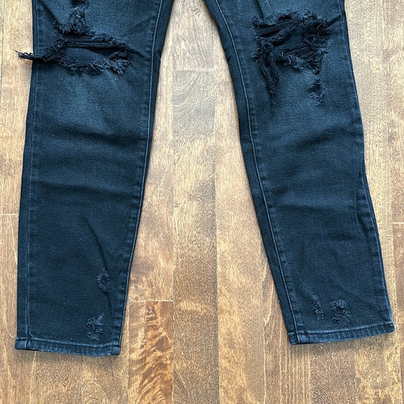 Eunina Tobi Super High Rise Mom Jean Black size 7 - Picture 5 of 10